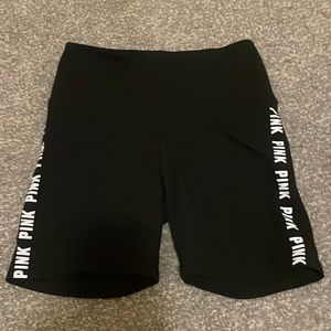 Pink Victoria Secret BNWT High waist 6” bike shorts